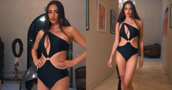 Giảm cân, Miss Universe Thái Lan gây ngán ngẩm vì vòng 1 bẹt dí-5