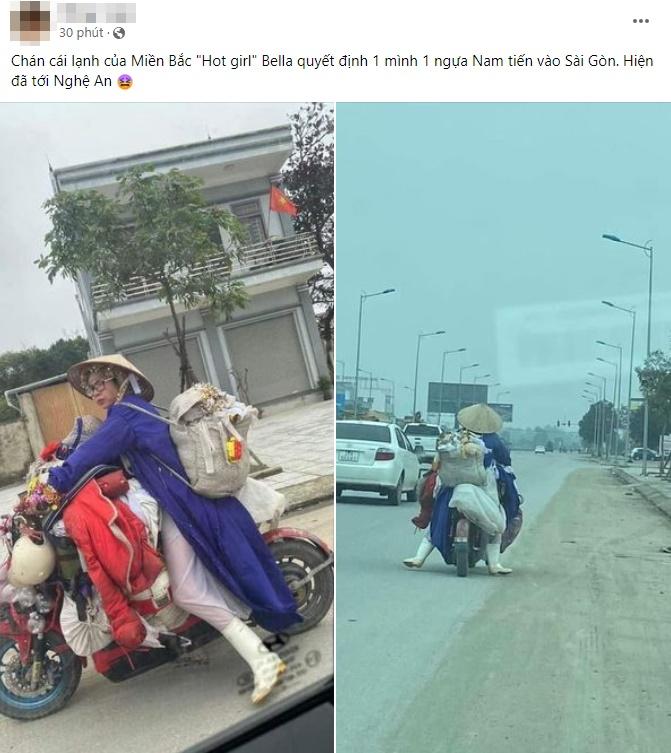 Hot girl quỵt tiền Bella chạy xe đạp điện từ Hà Nội vào Sài Gòn-1