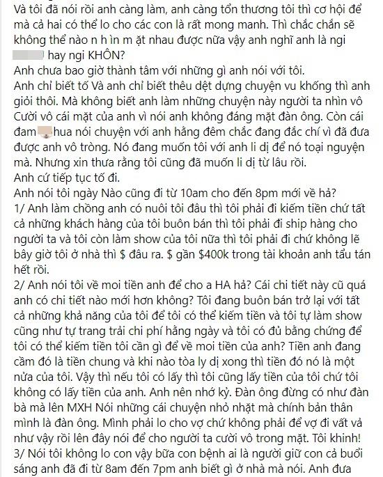 Thắm Bebe phơi bày chồng: Tồi hơn chữ tồi, ngừng tạo nghiệp-6