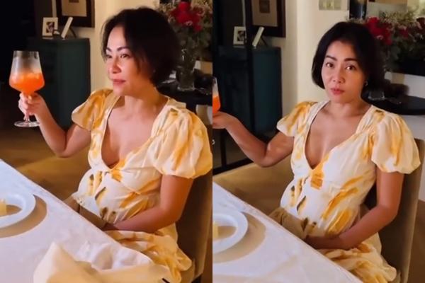 Thu Minh khóa mồm giảm 7kg vì bụng to như mang bầu 6 tháng-11