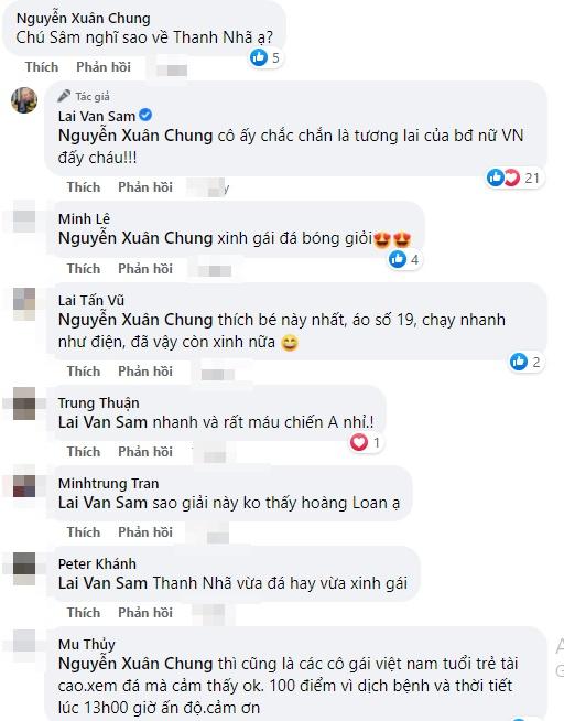 MC Lại Văn Sâm phán căng về hot girl bóng đá Thanh Nhã-4