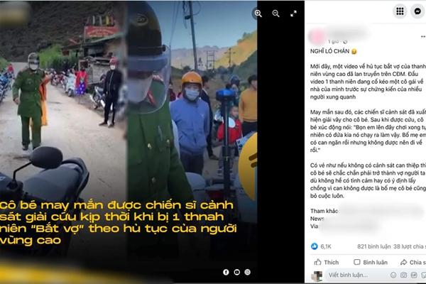 Xác minh thông tin bé gái HMông đi chơi Tết bất ngờ bị bắt về làm vợ-1