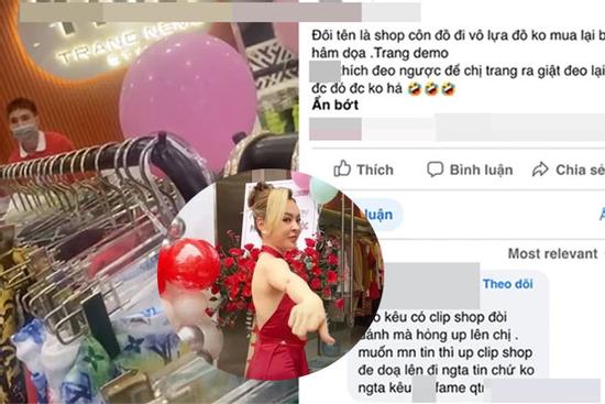 Xôn xao shop Trang Nemo dọa đánh khách ngày khai trương