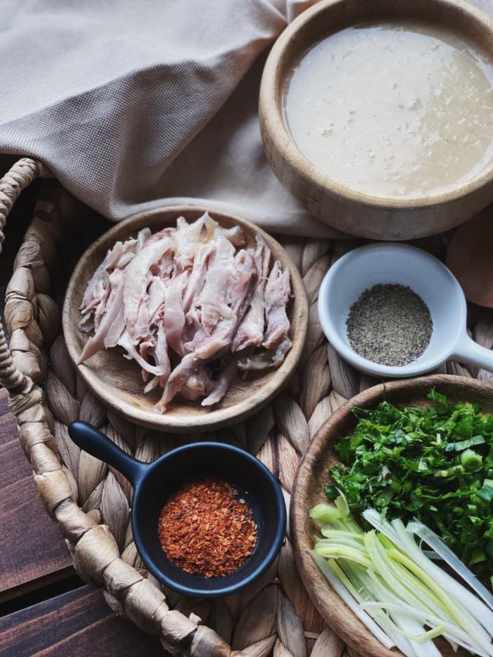 Nấu cháo bánh chưng thừa ngày Tết, ăn lạ miệng lại ngon-5