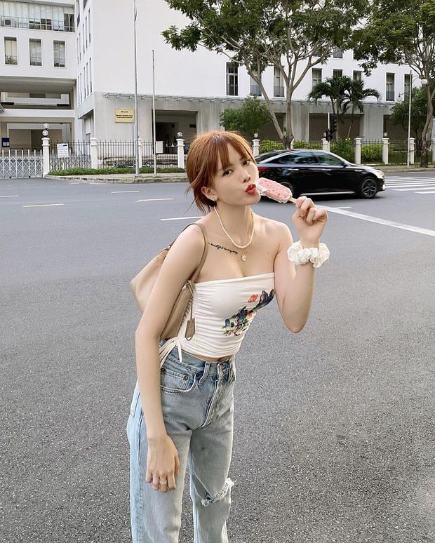 Thiều Bảo Trâm hớ hênh khi diện trang phục ngắn cũn táo bạo-5