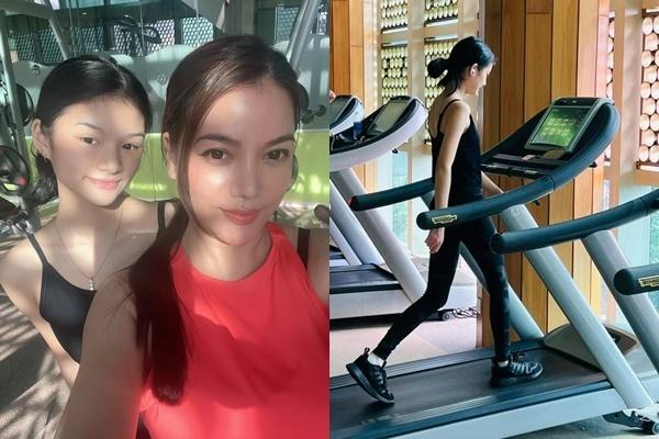 Đại hội tập gym sau Tết: Người khoe cơ bụng - nàng lộ bụng bầu-7