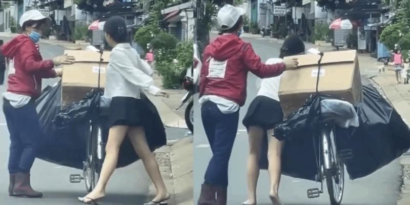 Clip: Đặt trà sữa online, cô gái không ngờ shipper chính là bố mình-5