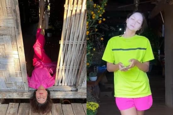 H'Hen Niê dọa ma với gương mặt như đóng phim kinh dị