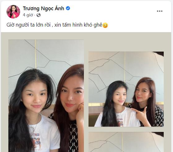 Trương Ngọc Ánh bị dìm hàng toàn tập khi chụp ké con gái 14 tuổi-1