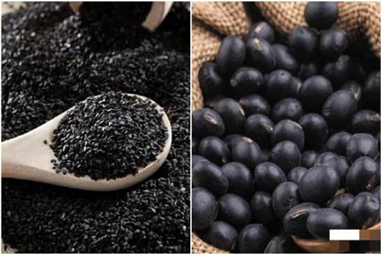 Công dụng thần kì từ đậu đen và mè đen