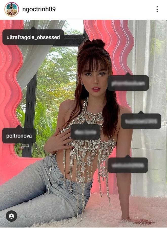 Phản ứng Ngọc Trinh khi bị hỏi chiếc gương sóng gió là thật hay fake-6