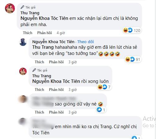 Thu Trang gây lú bởi visual như chị em sinh đôi với Tóc Tiên-6