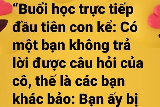 Học ở trường vẫn 'mê' học online, cậu nhóc nói 1 câu cười đau bụng