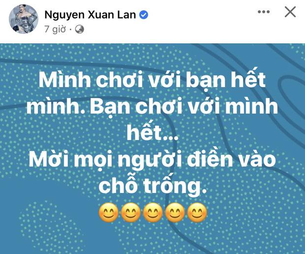 Nửa đêm Xuân Lan đăng status ẩn ý bị chơi xấu?-1