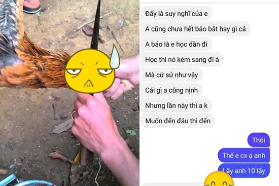 Thanh niên gia trưởng, ép bạn gái tự tay cắt tiết gà mới đảm