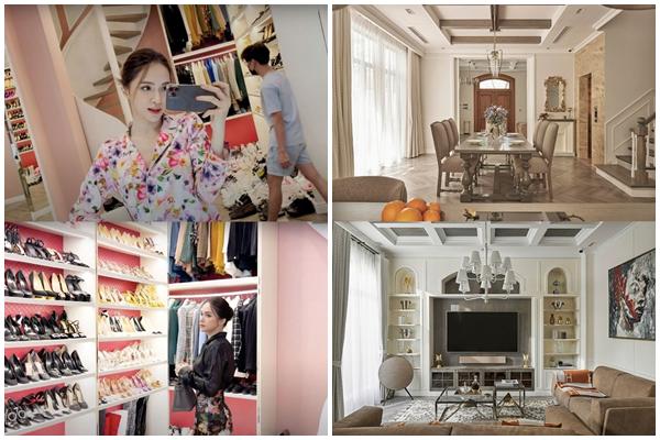 Cuối năm 2021, Hương Giang khoe cơ ngơi phong cách bán cổ điển và Âu Mỹ với nội thất giá trị, ước tính hơn 10 tỷ đồng (giá chưa gồm thiết bị điện tử. Biệt thự tọa lạc tại quận 2, TP. Hồ Chí Minh với 1 tầng trệt, 3 tầng lầu, 1 sân thượng làm phòng thờ và sân vườn. Sau khi hoàn tất mọi thứ, Hương Giang cập nhật trên YouTube cá nhân giới thiệu với người hâm mộ.