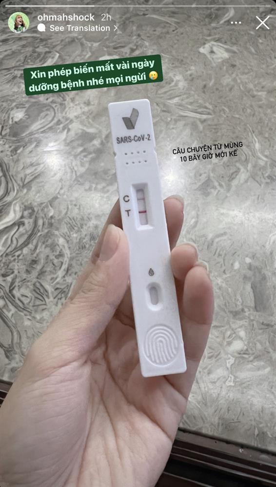 Hậu Hoàng xin phép biến mất vài ngày vì dương tính Covid-19-1