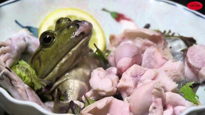 Bạn có dám ăn ếch khi còn sống nguyên con?-2