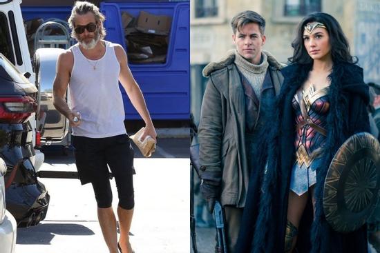 Nam thần 'Wonder Woman' Chris Pine như ông lão U70