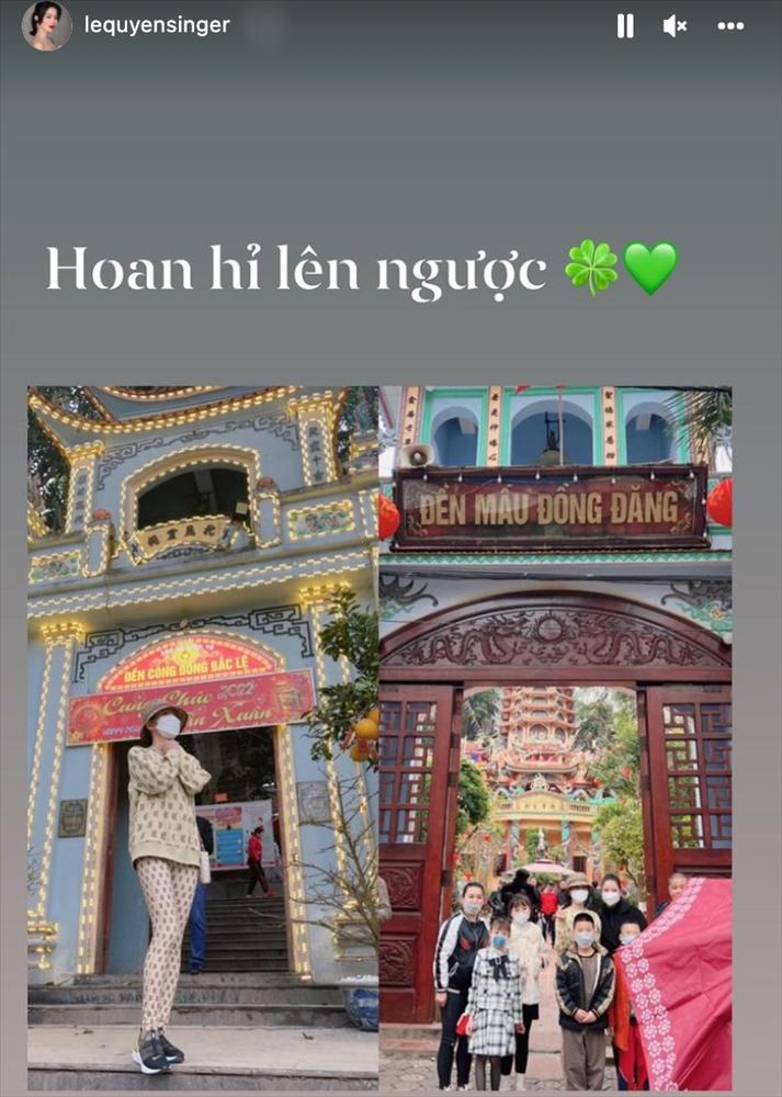 Lệ Quyên gây tranh cãi vì mặc quần bó màu nude đi lễ chùa đầu năm-2