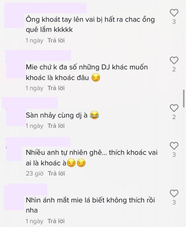 Phản ứng của DJ Mie bị khán giả nam khoác vai khi đang diễn-1