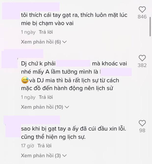 Phản ứng của DJ Mie bị khán giả nam khoác vai khi đang diễn-2