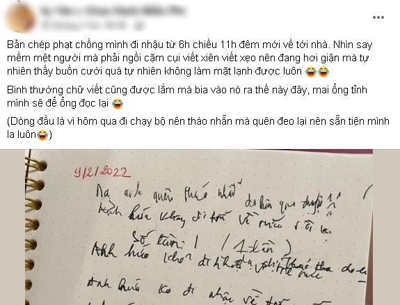 Chồng chép phạt trong cơn say, vietsub đến toét mắt không đọc nổi-1
