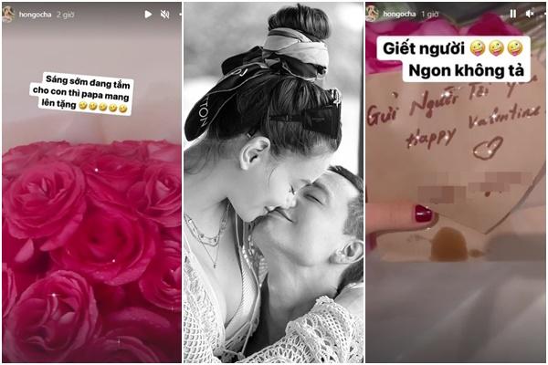 Con gái Hồ Ngọc Hà ra dáng chị, bón đồ ăn cho em cưng xỉu-12