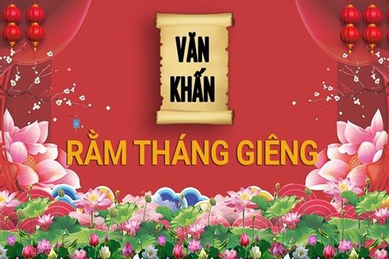 Văn khấn cúng Rằm tháng  Giêng chuẩn nhất mang về nhiều tài lộc