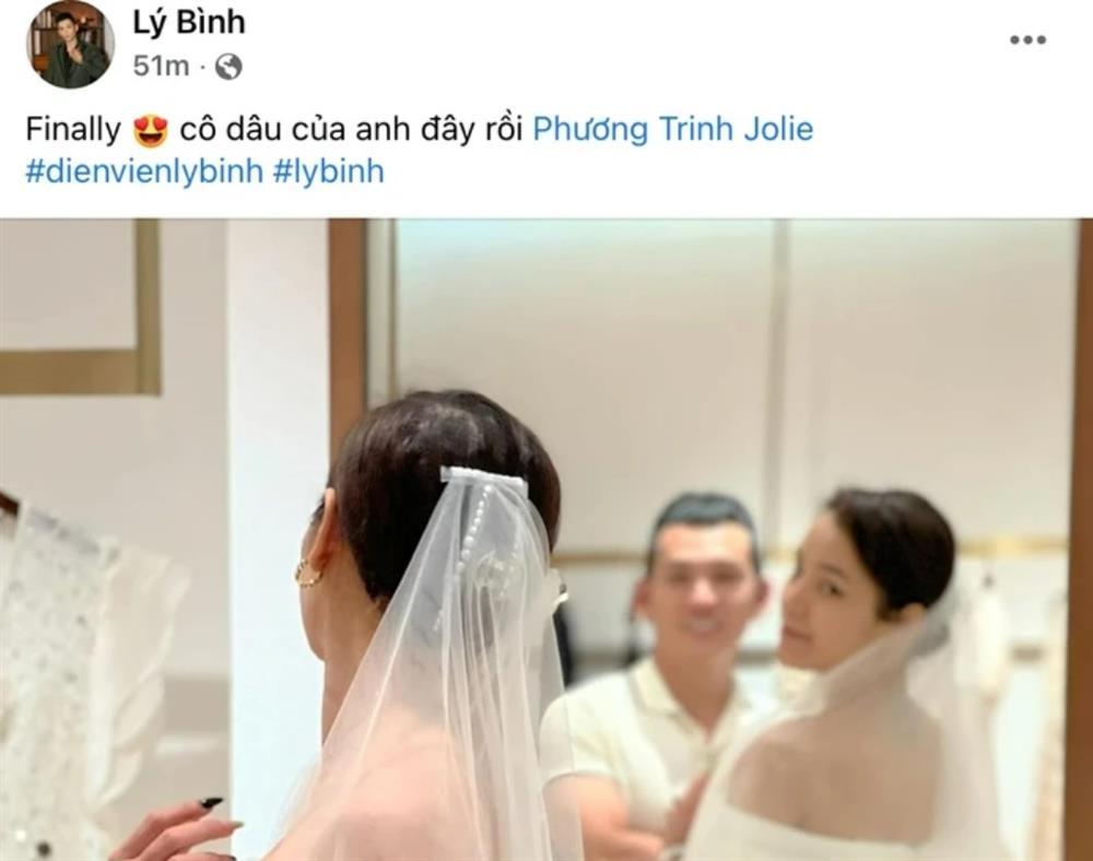 Phương Trinh Jolie thử váy cưới, Lý Bình không giấu nổi vui mừng-2