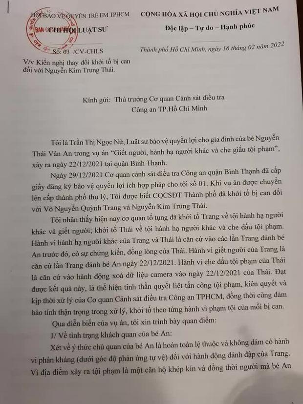 Kiến nghị đổi sang tội Giết người đối với cha bé gái bị bạo hành tử vong-1