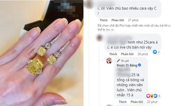 Chói mắt bộ kim cương 23 tỷ Đoàn Di Băng vừa được chồng tặng-2