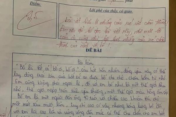 Học sinh tiểu học tả bố: Mạnh như siêu nhân vẫn phải sợ một thế lực-2