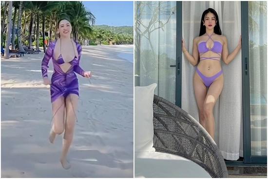 Diệp Lâm Anh vừa khoe ảnh bikini, Quỳnh Thư đã 'đáp lễ'?