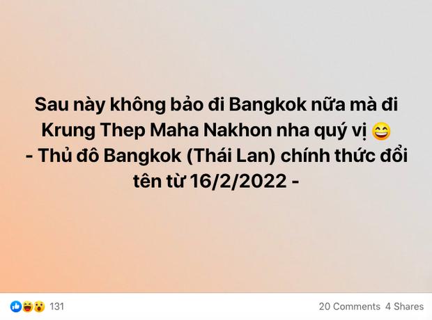Vì sao thủ đô Thái Lan đổi tên thủ đô thành Krung Thep Maha Nakhon?-3