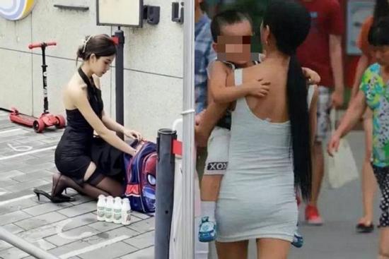 Đi đón con mà ăn mặc như thế này là đúng hay sai?