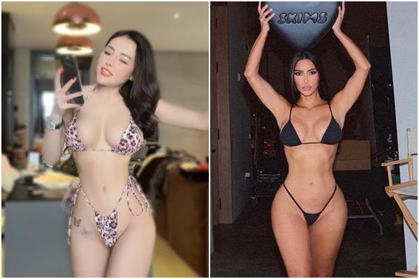 Cận cảnh quá trình dán băng keo kín người Kim Kardashian gây hốt-9