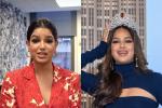 Ham váy xẻ sâu, Miss Universe 2021 lộ miếng dán nhạy cảm-9