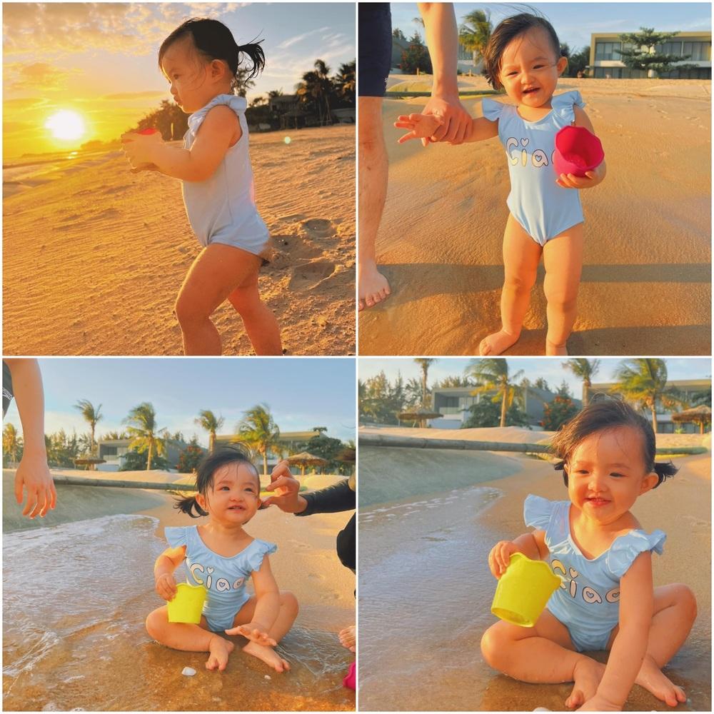 Con gái Hà Hồ và Đông Nhi đụng hàng cùng mẫu bikini cực yêu-2