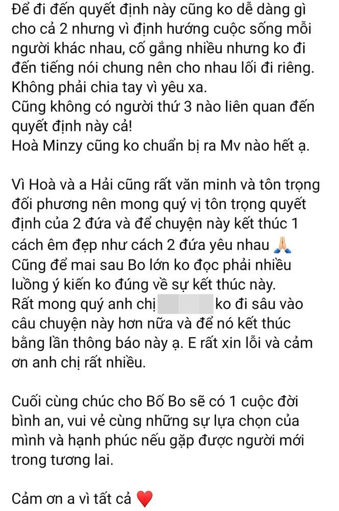 Netizen tấn công Minh Hải, gửi cả ảnh Hòa Minzy nát bụng vì sinh-3