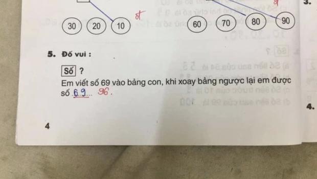 Bài toán XOAY NGƯỢC số 69 được số nào?, cô giáo đưa đáp án khó đỡ!-1