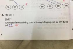 Bài toán 'XOAY NGƯỢC số 69 được số nào?', cô giáo đưa đáp án khó đỡ!