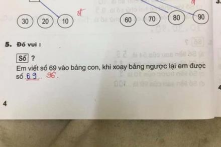 Bài toán 'XOAY NGƯỢC số 69 được số nào?', cô giáo đưa đáp án khó đỡ!