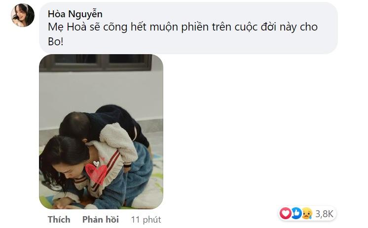 Hòa Minzy đăng ảnh cõng con, nói câu nhói lòng sau chia tay-3