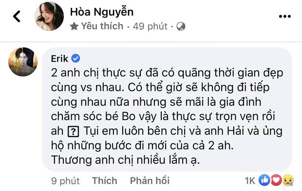 Hòa Minzy chia tay Minh Hải, Erik - Đức Phúc nói gì khi thân cả hai?-2