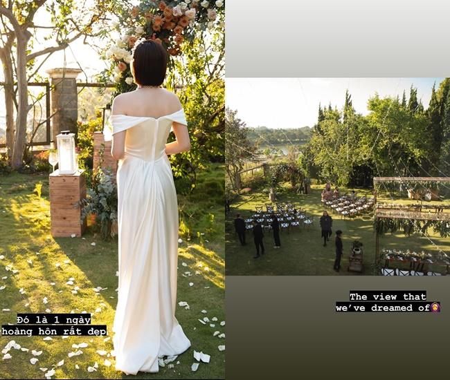 Vợ chồng Tóc Tiên mặc lại đồ cưới, tung thêm ảnh ém đủ 2 năm-8