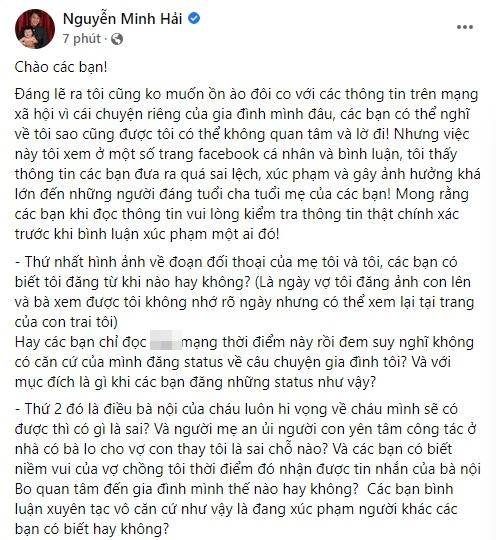 Mẹ đẻ Minh Hải bị công kích, Hòa Minzy khẩn thiết cầu xin-5