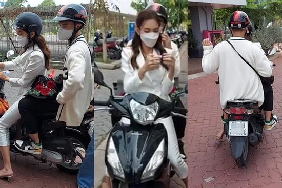 Chạy show xe máy, Thùy Tiên chở trợ lý ngồi sau như ông hoàng