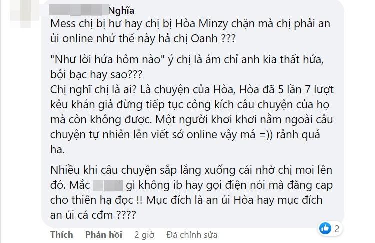 Xót xa Hòa Minzy chia tay, Hoàng Oanh bị chỉ trích dữ dội-6