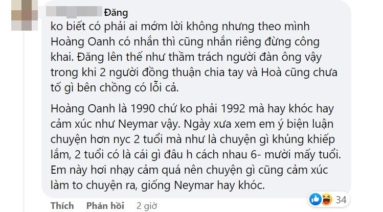 Xót xa Hòa Minzy chia tay, Hoàng Oanh bị chỉ trích dữ dội-9